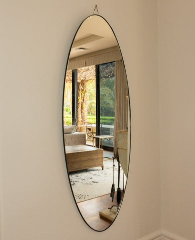 Slim Oval Mirror