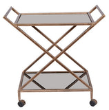 BAR CART - Antique Gold