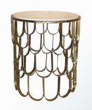 Fish Scale Side Table