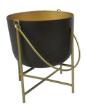 Old Bronze Pot with Wax